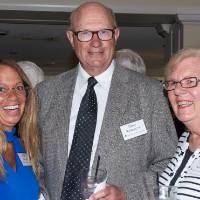 Three guests at the Sarasota event.